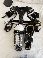 CCM Set Brustpanzer, Ellbogenschutz, Schienbeinschutz