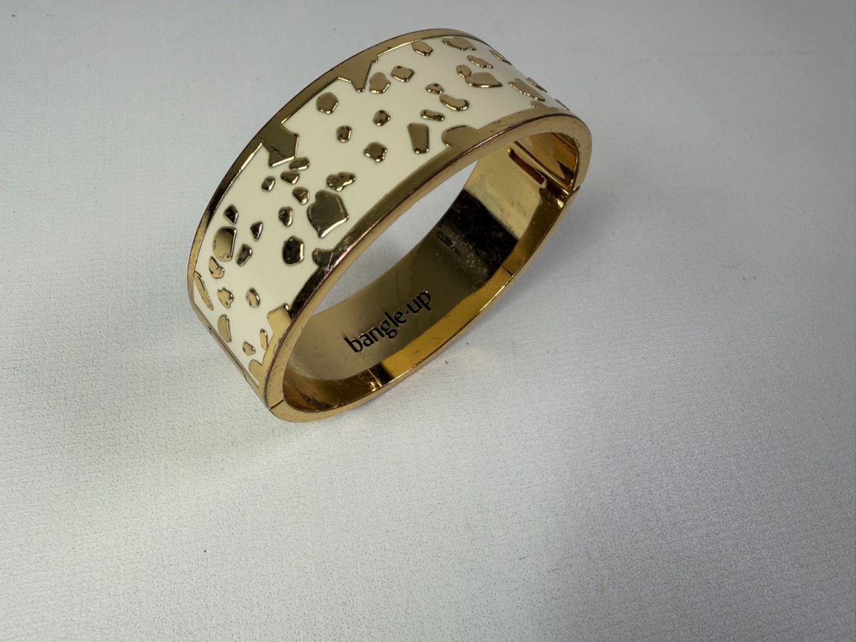 Bracciali & Braccialetti: Bangle Up Paris Armreif Goldfarben Emaille – Usato da Rombach venduto da vir_2dsd 1