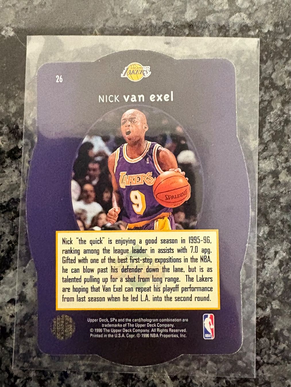 Nba Carte collezionabili: NBA Nick van Exel SPX 96 Card – Nuovo (secondo la descrizione) da Muttenz venduto da joba23 1