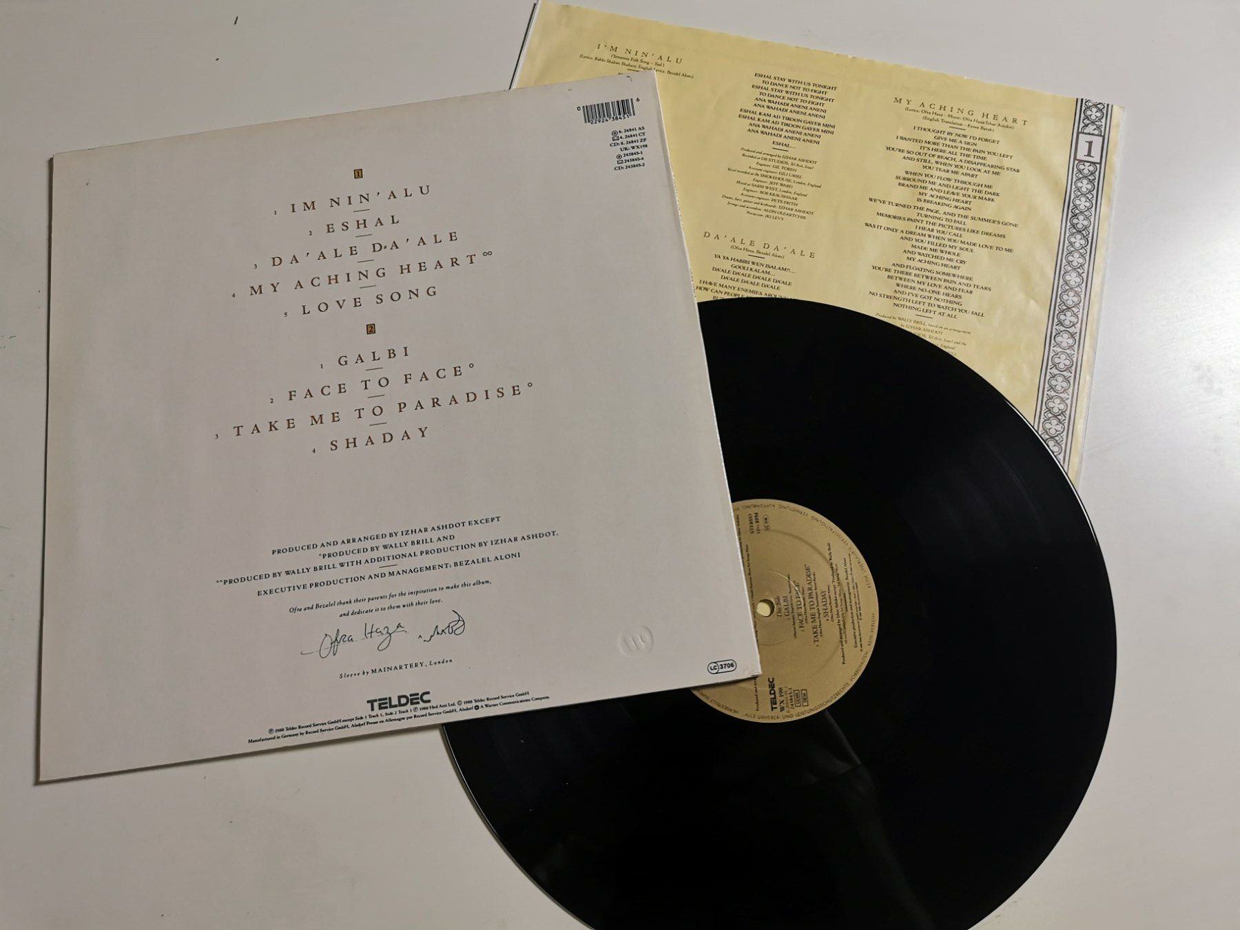 Schallplatten: OFRA HAZA - SHADAY – Gebraucht aus Grafenried von House-of-Oldies 1
