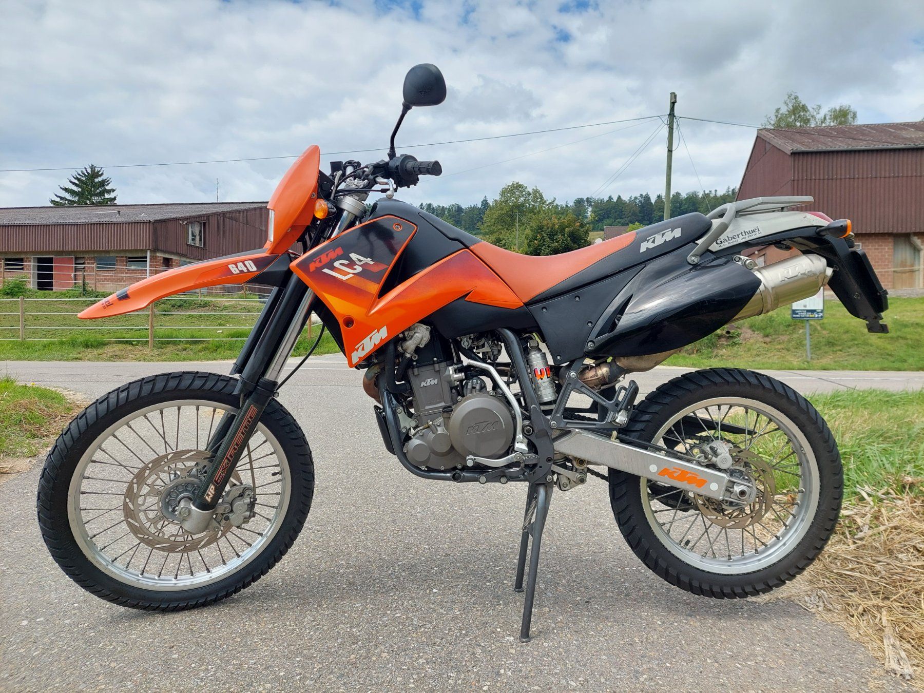 KTM Enduro: KTM 640 LC4 mit E Starter Enduro Frisch ab MFK – Usato da Schleitheim venduto da ZieglerMotaRecycling 2