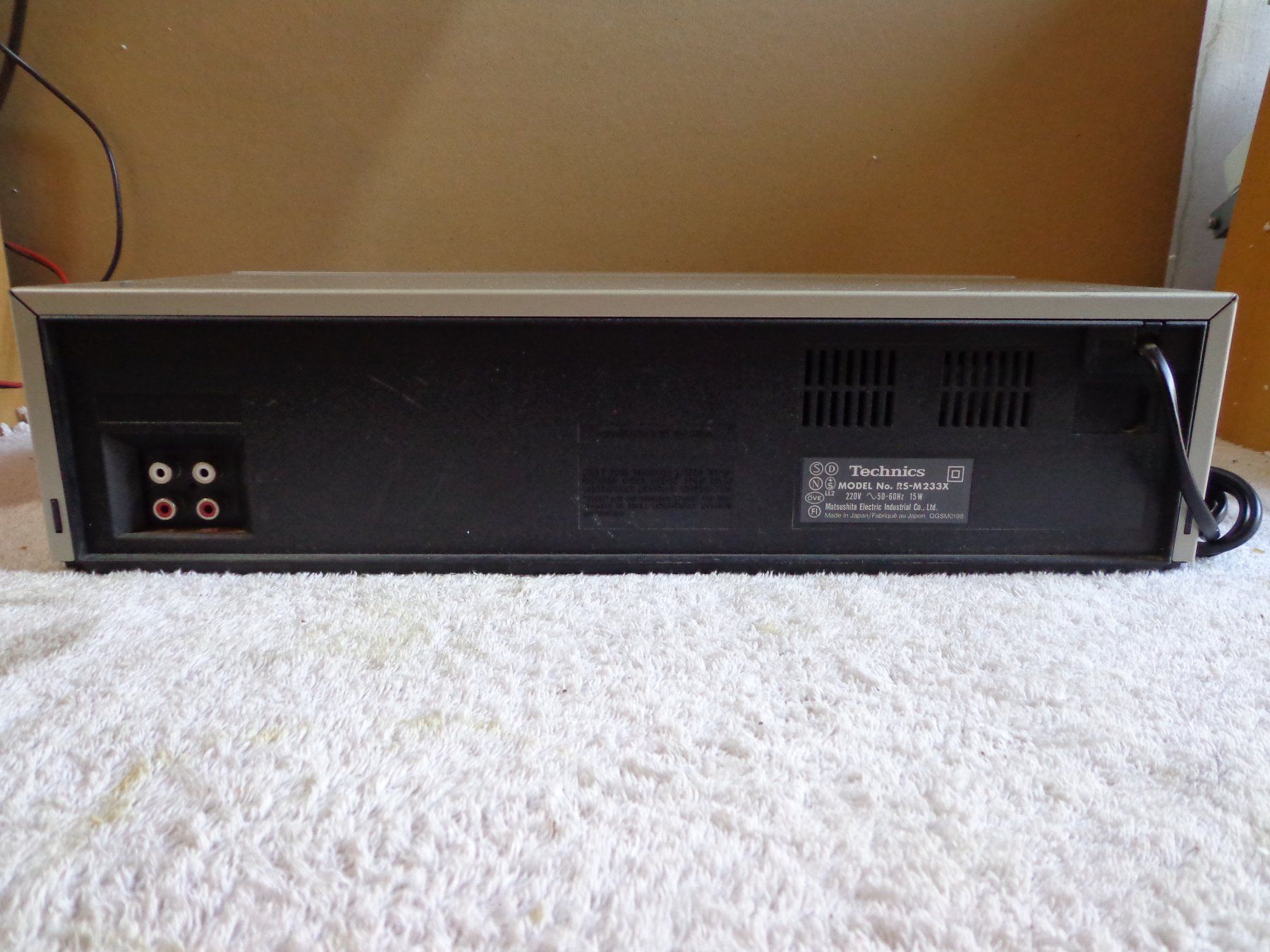 Technics Registratori: Technics Stereo Cassette Deck M233X guter Zustand – Usato da Ligornetto venduto da Faffarel 4