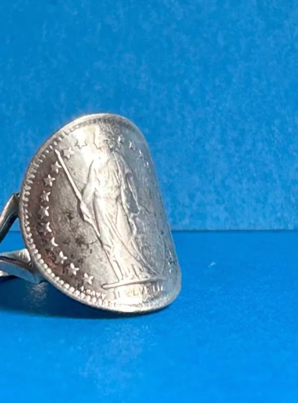 Ringe: Silberring 50 Rappen 1964 – Gebraucht aus Dittingen von Bijoubelle 6