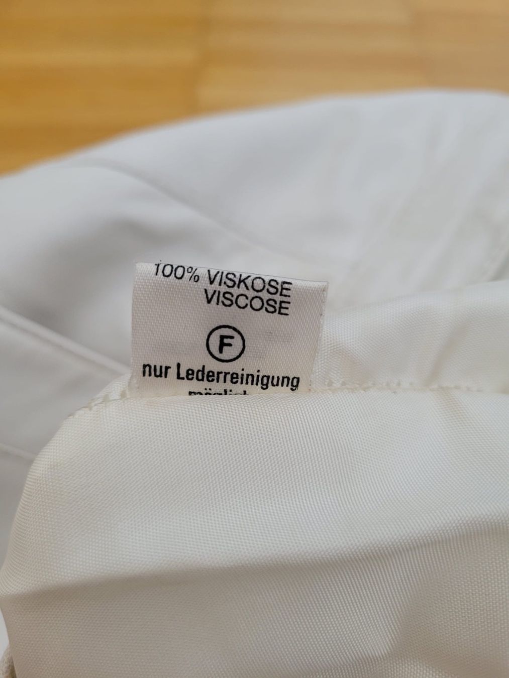Gonne: Jupe en cuir véritable, couleur crème – Usato da Villars-sur-Glâne venduto da vie_5d9b 2