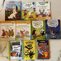 Lot de 10 livres pour enfants 7-8ans divers auteurs