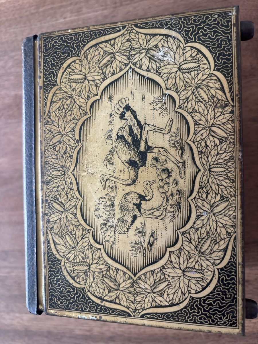 Barattoli: Antike Dose mit Tier- & Orient-Motiven, Jugendstil, Schatull – Usato da Kriens venduto da mir_v8ww 2