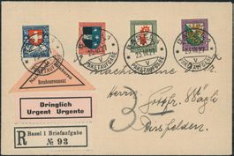 1926 - Pro Juventute - Dringlich NN R Satzbrief
