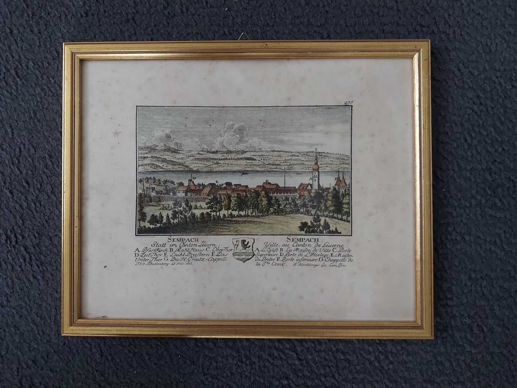 Incisioni: Stich Stadt Sempach – Usato da Rain venduto da Europool