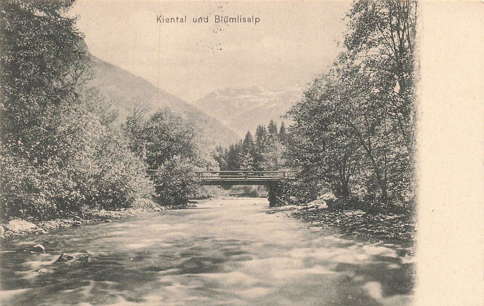Ansichtskarten: Kiental und Blumlisalp – Gebraucht aus Biasca von Blenio71
