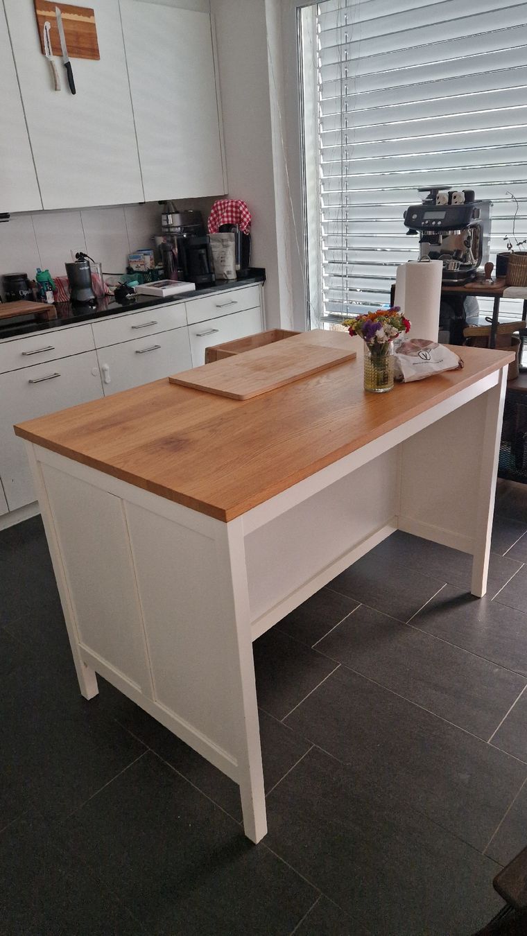 Ikea Komplettküchen: IKEA Tornviken Kücheninsel 126x77cm Eiche – Gebraucht aus Rüti ZH von Dominik333