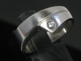 Silber Ring 925 + MP Zirkonia / Gr. 58