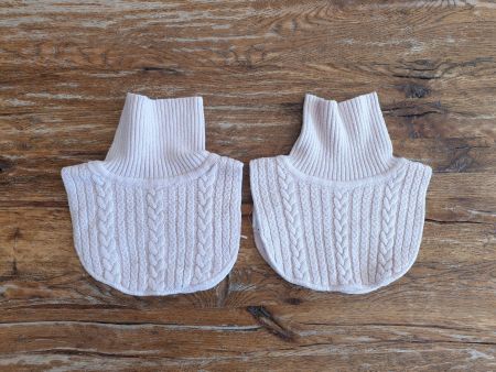 Lot de 2 plastrons en maille côtelée H&M, fille, 92/140