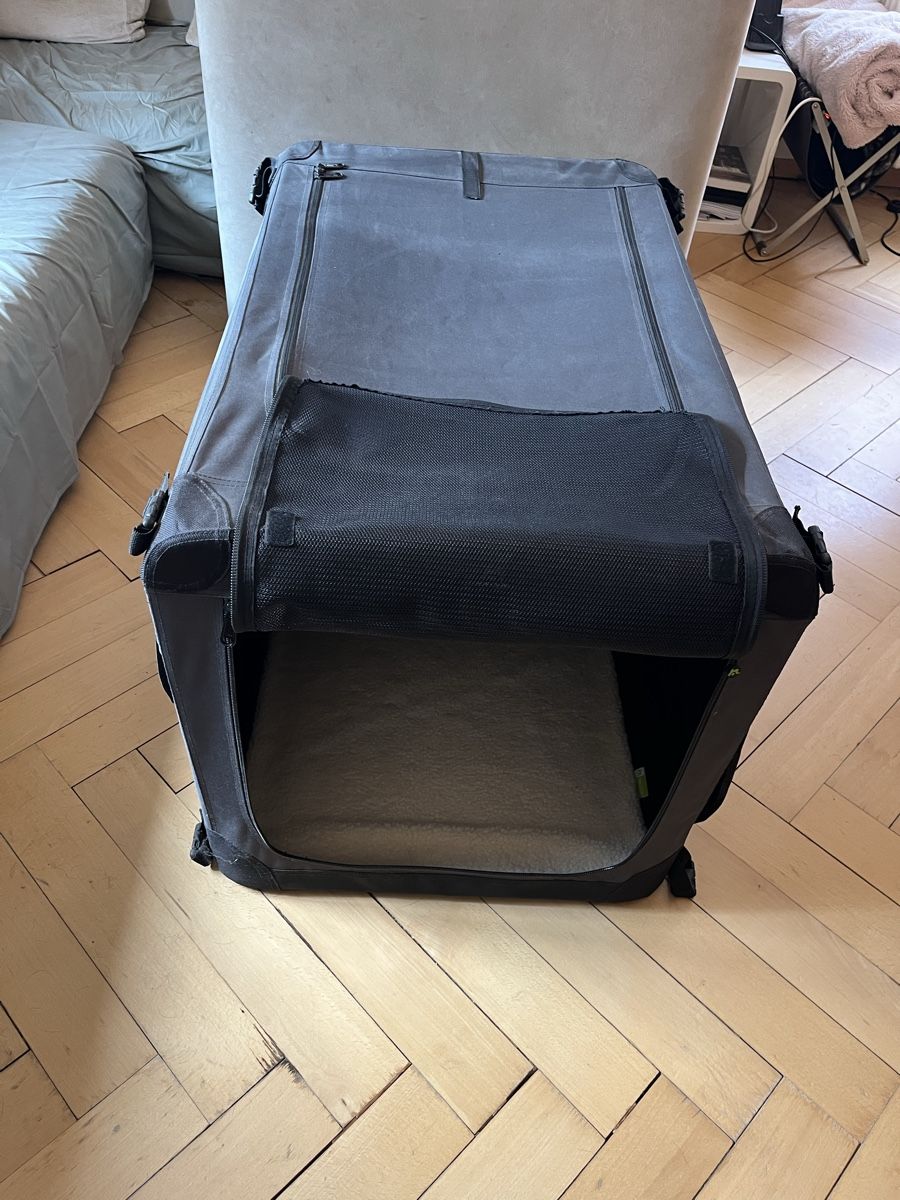 Gabbie, trasporto & Sicurezza: Hundetransportbox (neu) – Nuovo (secondo la descrizione) da Zürich venduto da nachbaro