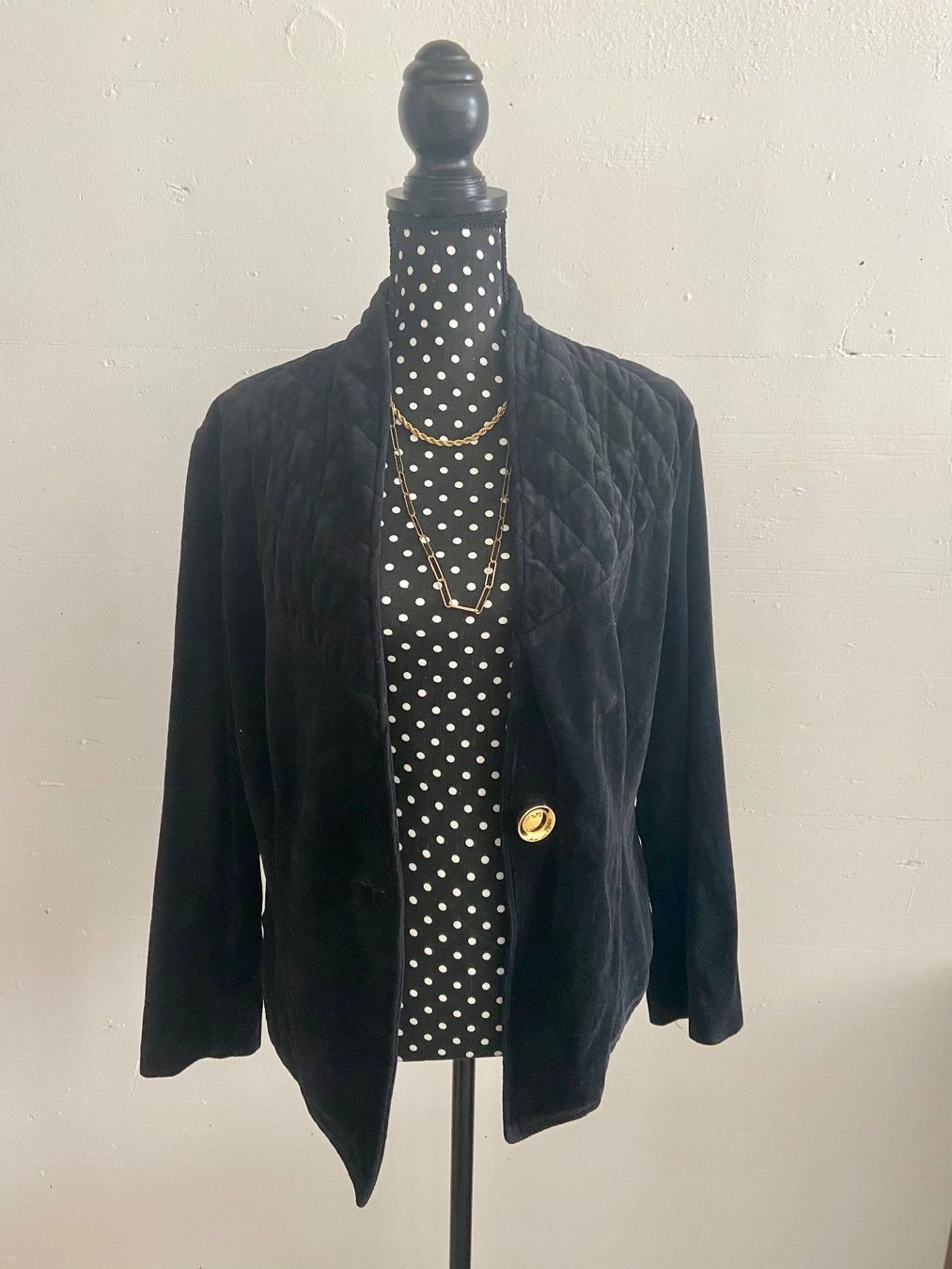Giacche: Original 80er Vintage Samtjacke – Usato da Zürich venduto da Eves.vintage.element 2