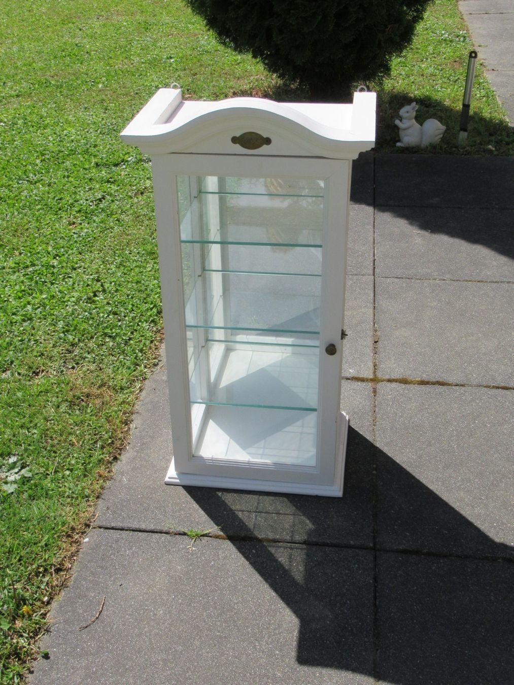 Maisons du monde Vetrine: Vintage Glasvitrine Display weiss – Usato da Trimbach venduto da donlyn