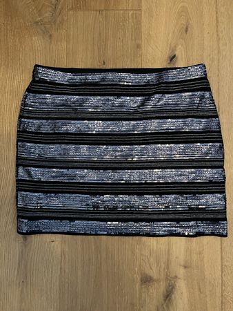 Glitter Mini Skirt, Size M,  like new