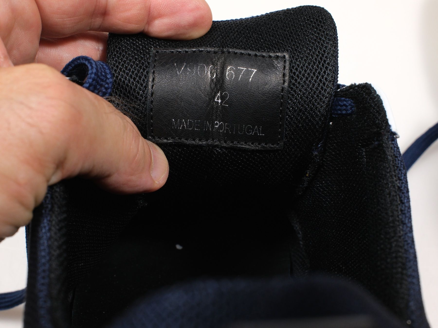 Versace Herrenschuhe: VERSACE COLLECTION Sneaker "V900 677", blau, Grösse 42 – Gebraucht aus Lobsigen von Markus_Haenggi_Bern 9