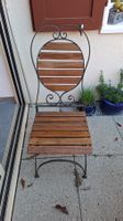6 chaises métal et bois, style vintage