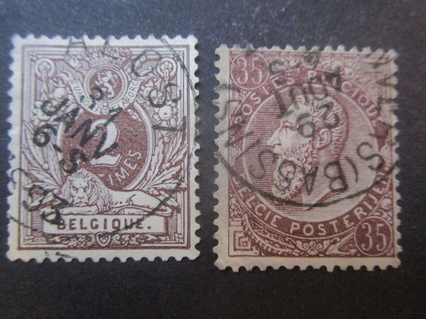 Alle Briefmarken: Belgien   1888/91 – Gebraucht aus Dürnten von tu5bo9