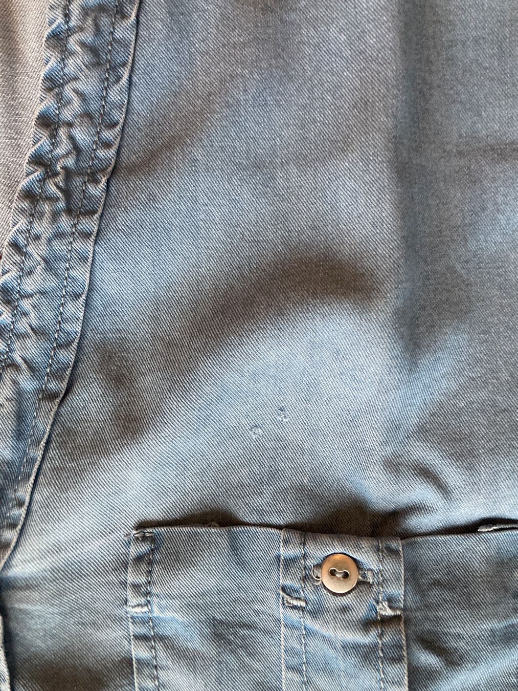 Ellen Amber Camicette: Ellen Amber Jeansbluse, Gr. XL, hellblau – Usato da Gelterkinden venduto da froggy80 1