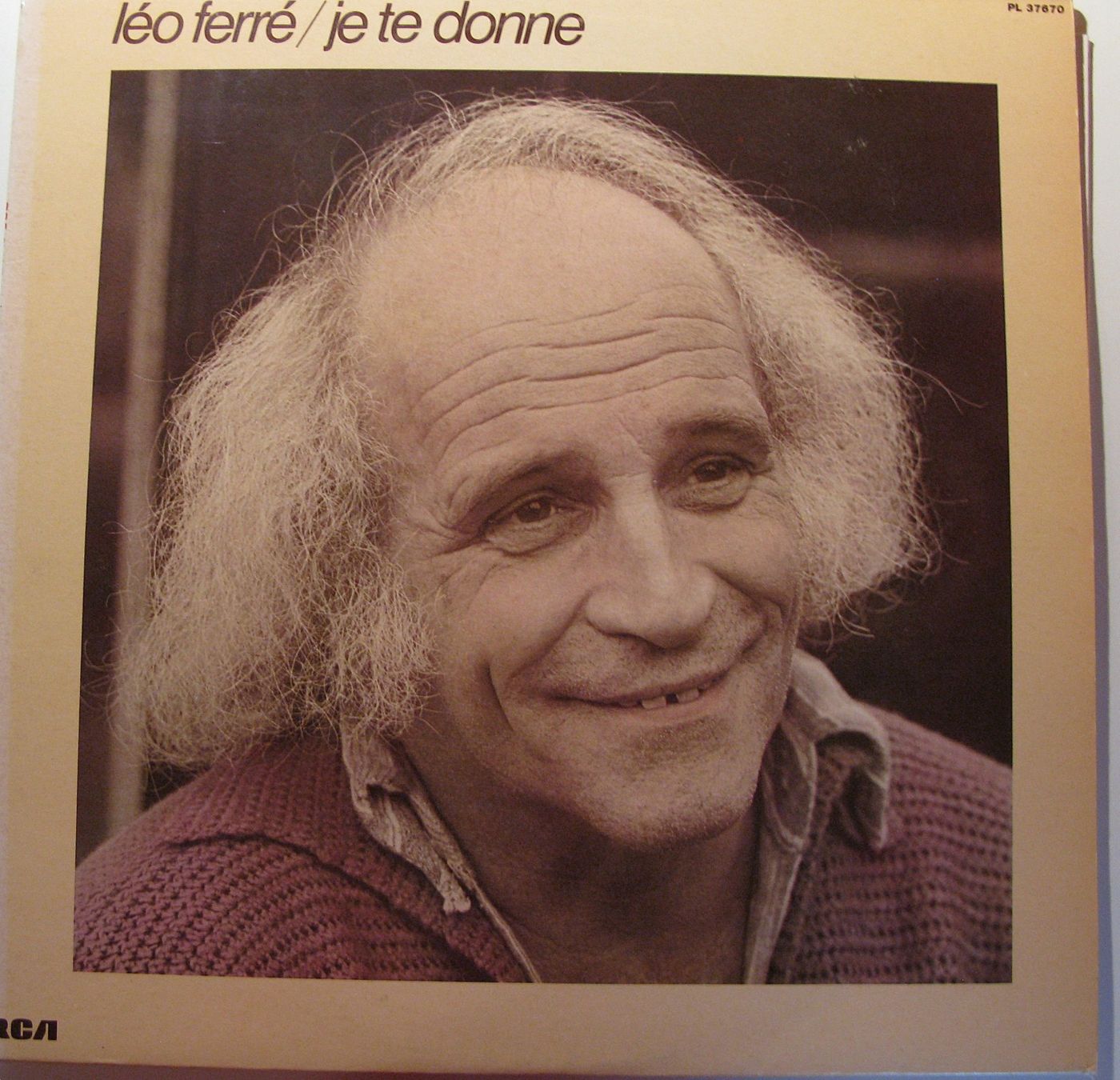 Vinyles: LEO FERRE "Je Te Donne"  LP in VG+ – D'occasion à Monthey par Pingmub 1