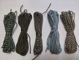 Paracord 2mm Mix - 5 x 8Meter