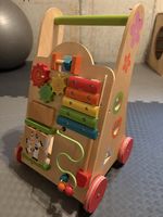Lauflernwagen Holz mit Spielen