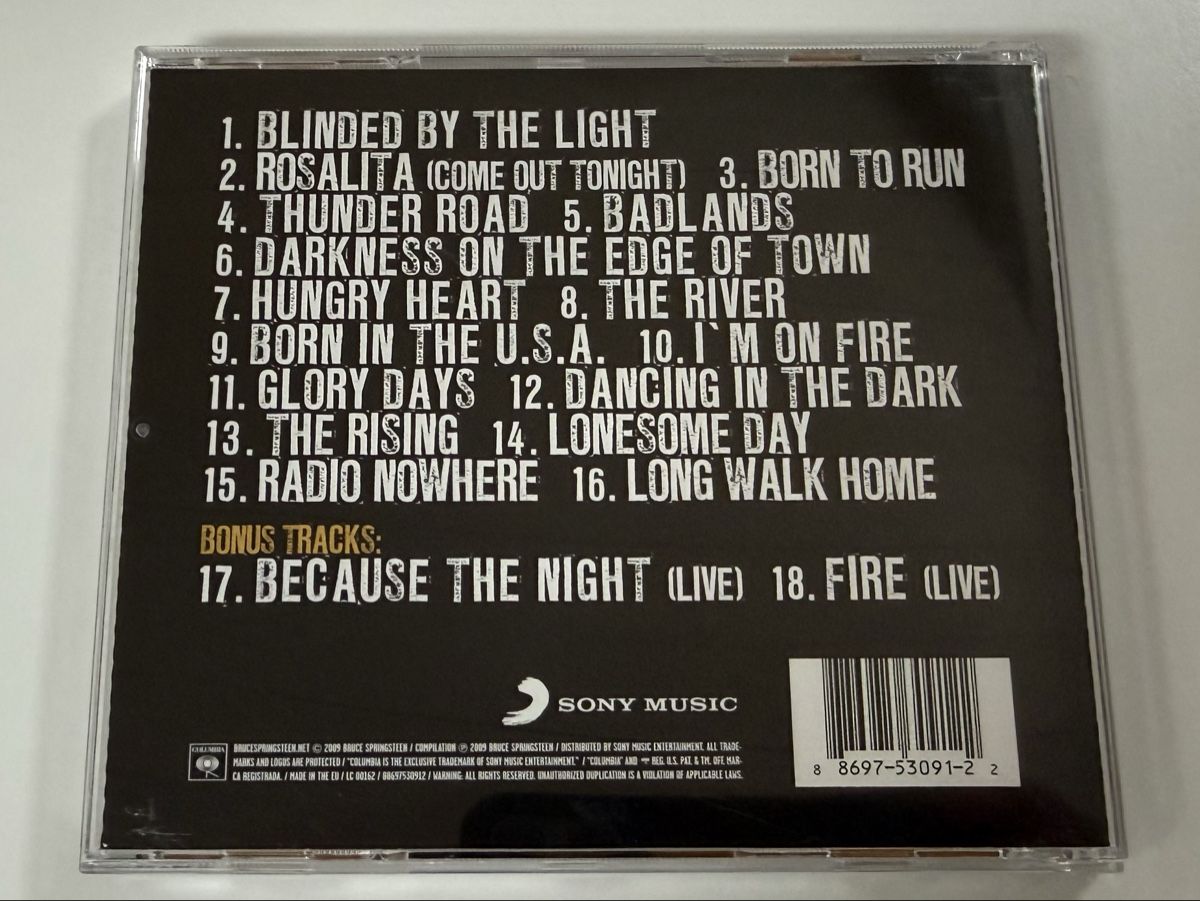 CD: Bruce Springsteen-Greatest Hits-Limited Edition 2009! – Usato da Oberried Brienz venduto da Chyara 1