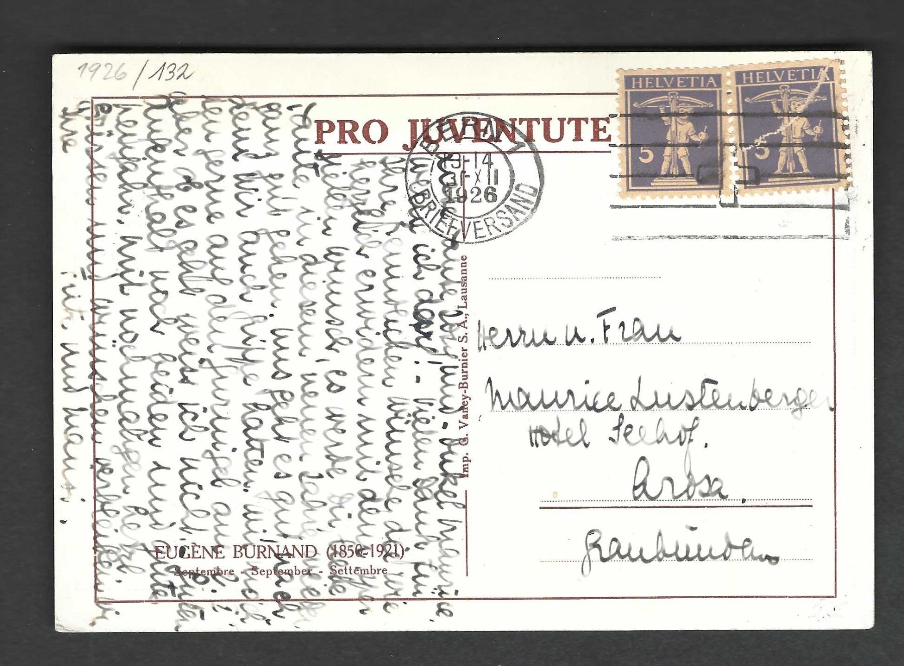 Cartoline: 1 Karte Pro Juventute – Nuovo (secondo la descrizione) da Koblenz venduto da Markenhimmel 1