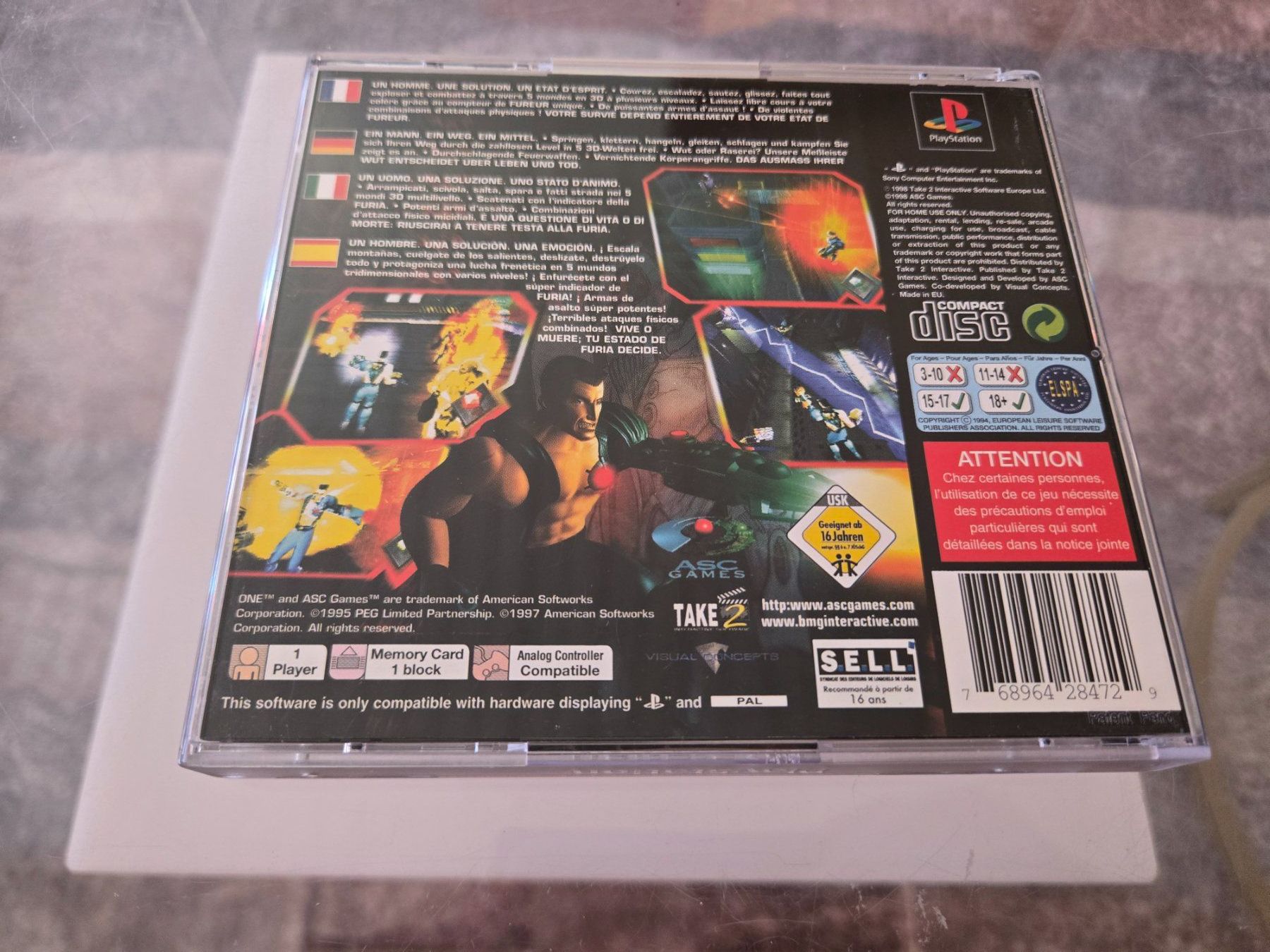 Jeux: One PS1 – D'occasion à Bussigny par Kfdlt 1