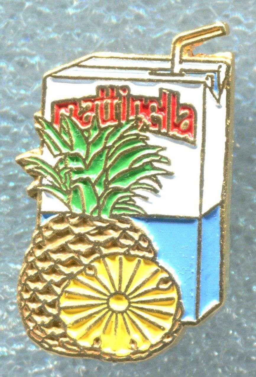 Plaketten & Abzeichen: mattinella  Saft  Ananas – Gebraucht aus Winterthur von Sammleroase