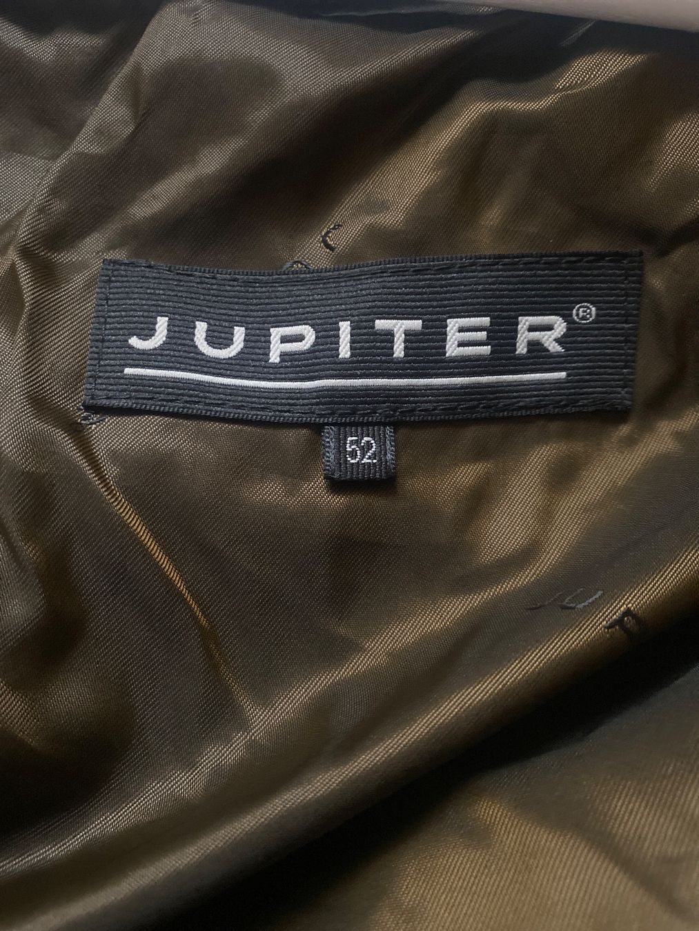 Jupiter Jacken: Jupiter Übergangsjacke Gr. 52 braun Wildlederoptik – Gebraucht aus lommis von inf_thv8 3