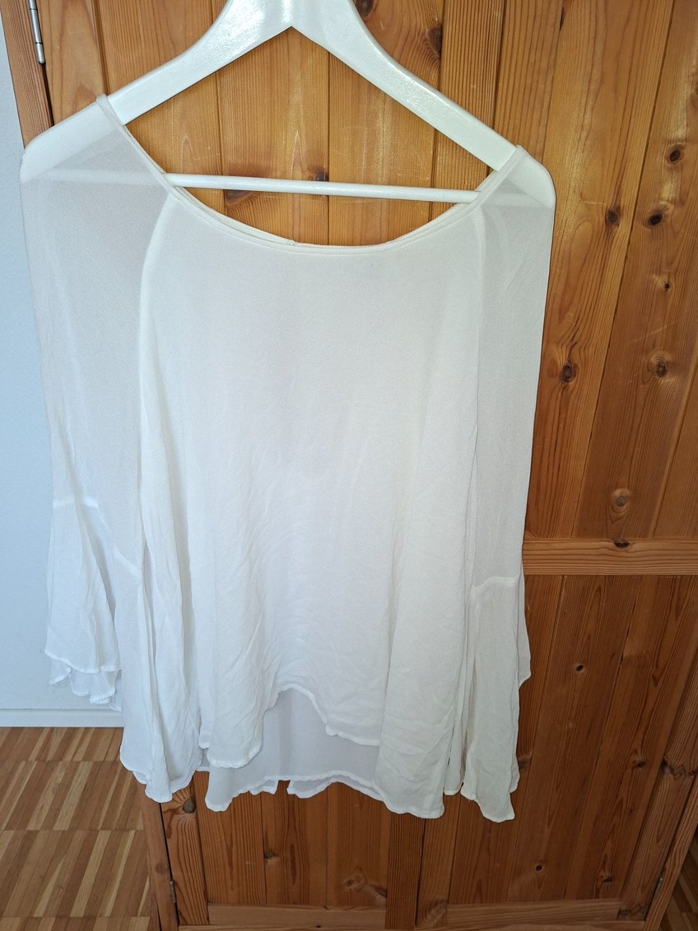 H&M Camicette: Von H & M, Bluse Gr. 44, weiss – Nuovo e nell'imballaggio originale da Brüttisellen venduto da Tekla05 2