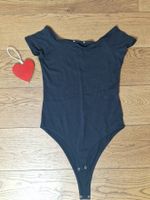 Damen Body schwarz Kurzarm mit Ausschnitt Gr S guter Zustand