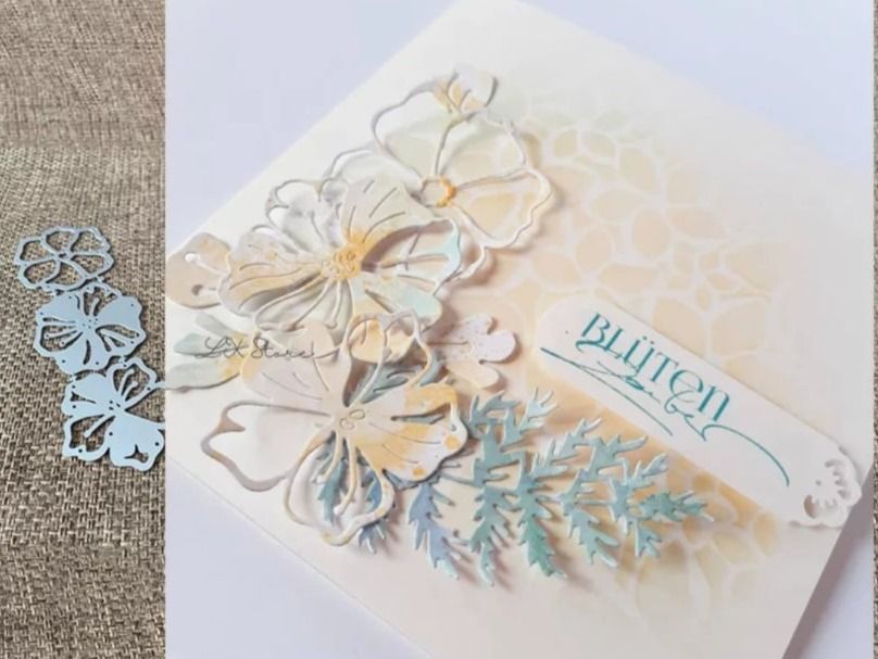 Sciablone: Stanzschablone Nr.177, Blumen 3er Set (Sizzix geeignet) – Nuovo e nell'imballaggio originale da Gretzenbach venduto da Fliegepilz56