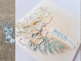 Stanzschablone Nr.177, Blumen 3er Set (Sizzix geeignet)
