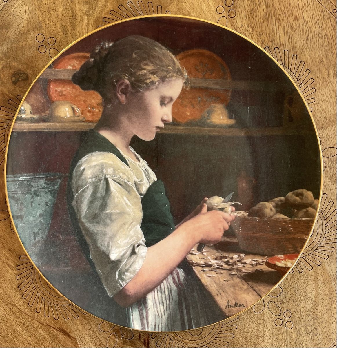 Piatti: Assiette de collection "Albert Anker" Langenthal Suisse. – Usato da Biel/Bienne venduto da Muriel0604