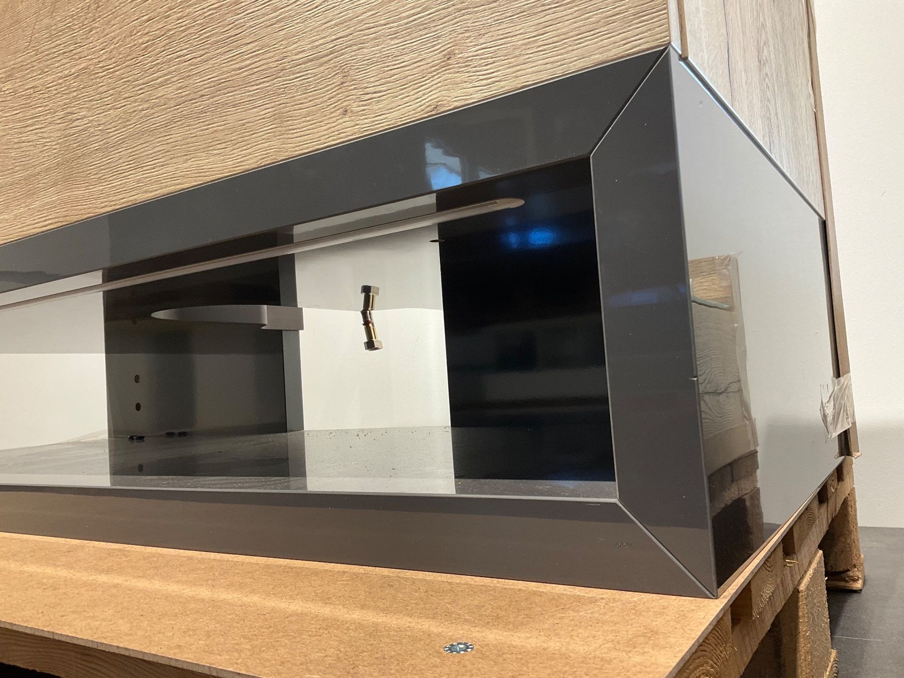 Mobili per bagno: 062 Conform Badmöbelkombination, Holzoptik, grau, 122cm – Nuovo (secondo la descrizione) da Derendingen venduto da Meisterstuecke 3