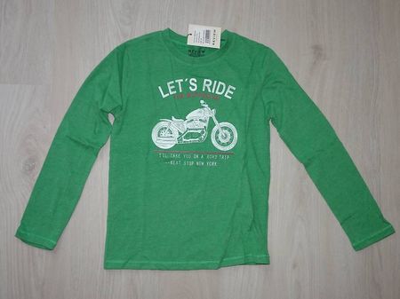 Langarm-T-shirt Töff grün NEU! Gr.128/134 Review