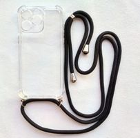 Iphone 16 Pro / Hülle - Cover mit Umhängeband - transparent