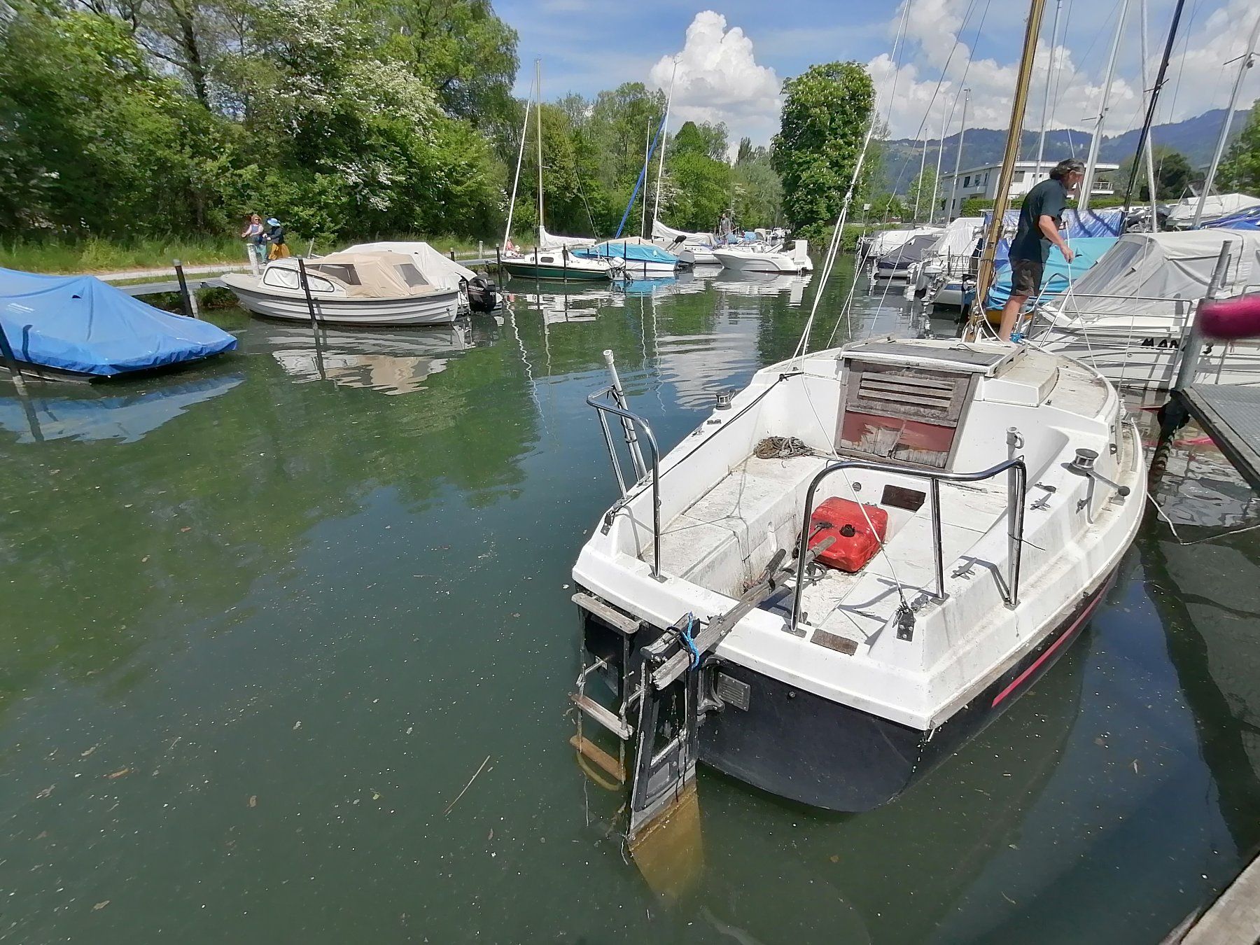 Neptun Bateaux: Segelschiff Neptun 22 – Défectueux à Gwatt (Thun) par Dr.Edelmetall 1