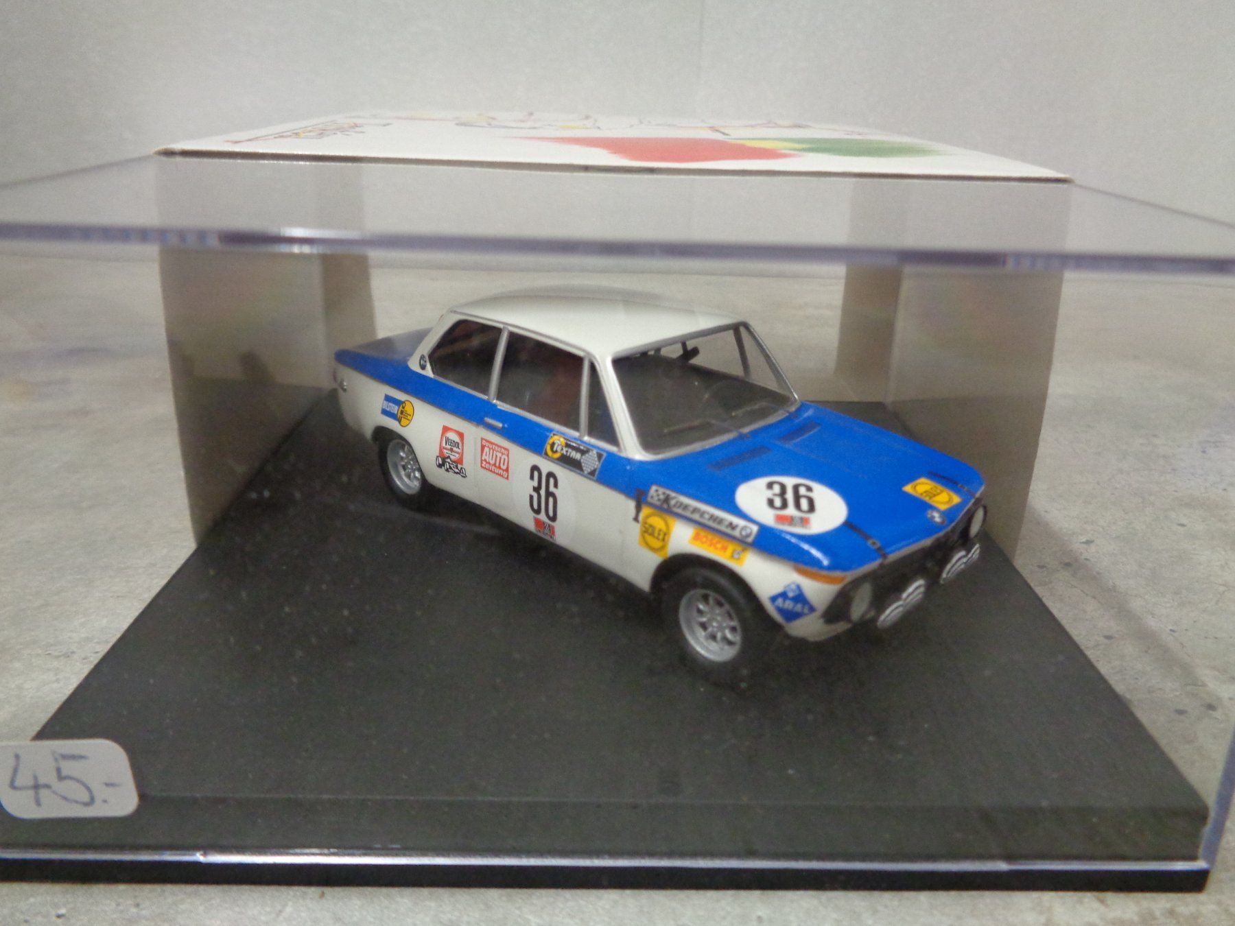 BMW Modellautos: Troféu 1:43 BMW 2002 1970 H. Stuck – Neu und originalverpackt aus Reconvilier von rallycar