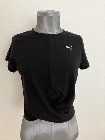T-shirt Puma noir noué, idéal pour l'été! Taille M