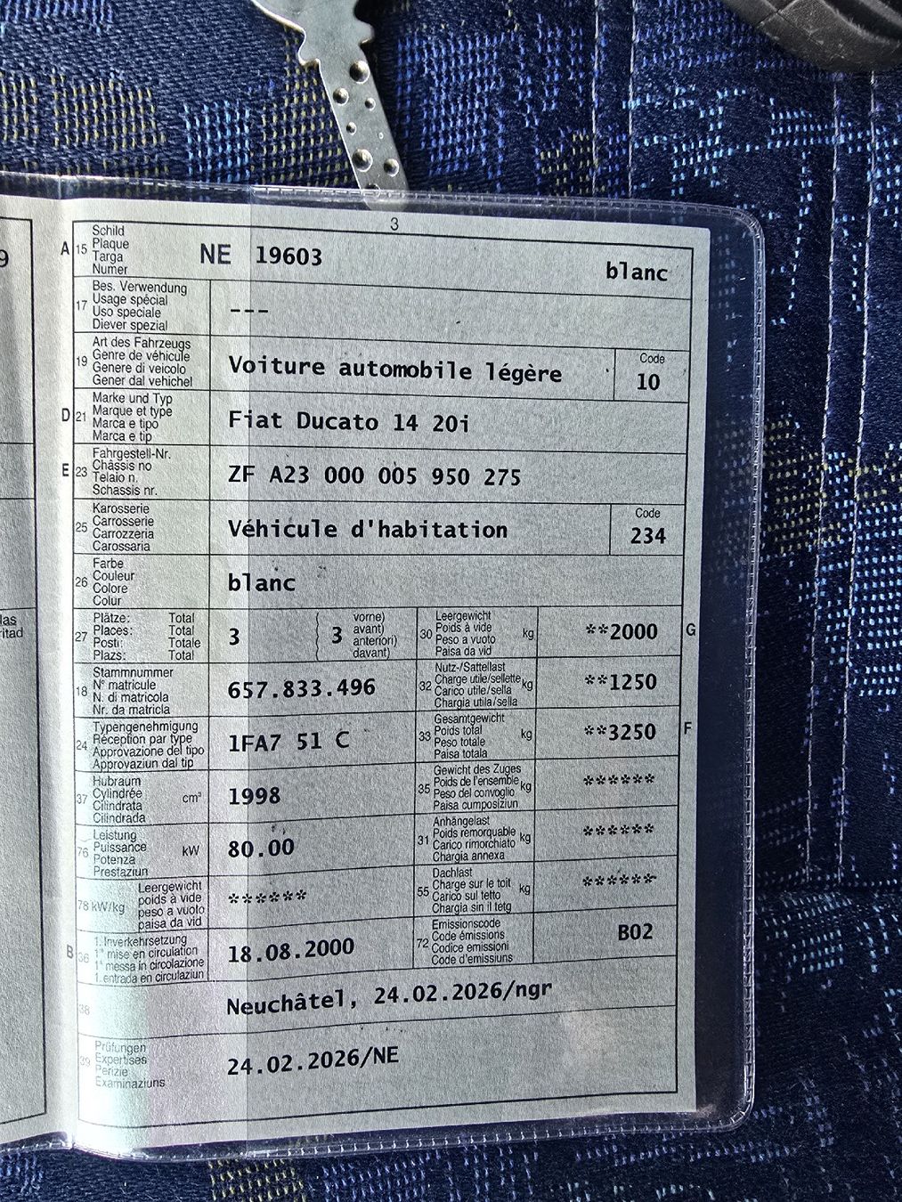 Véhicules de camping: vanne aménagé 164000 kilomètres – D'occasion à Couvet par Pnobsy25 2