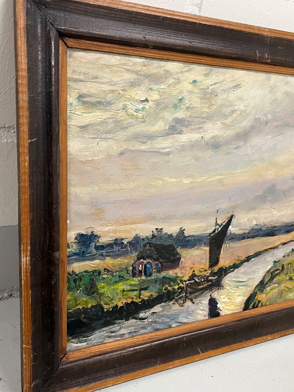 Dipinti: BERNHARD HUYS - 1895 - 1974 ÖlGemälde – Usato da Basel venduto da Kaffee_und_Kunst 8