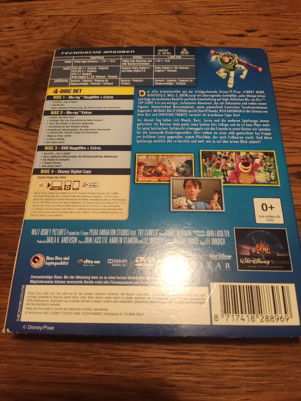 Alle DVDs: Toy Story 3 - 2 Disc Blu-ray+ DVD + Digital Copy  – Gebraucht aus Oberembrach von giu_7ksd 1