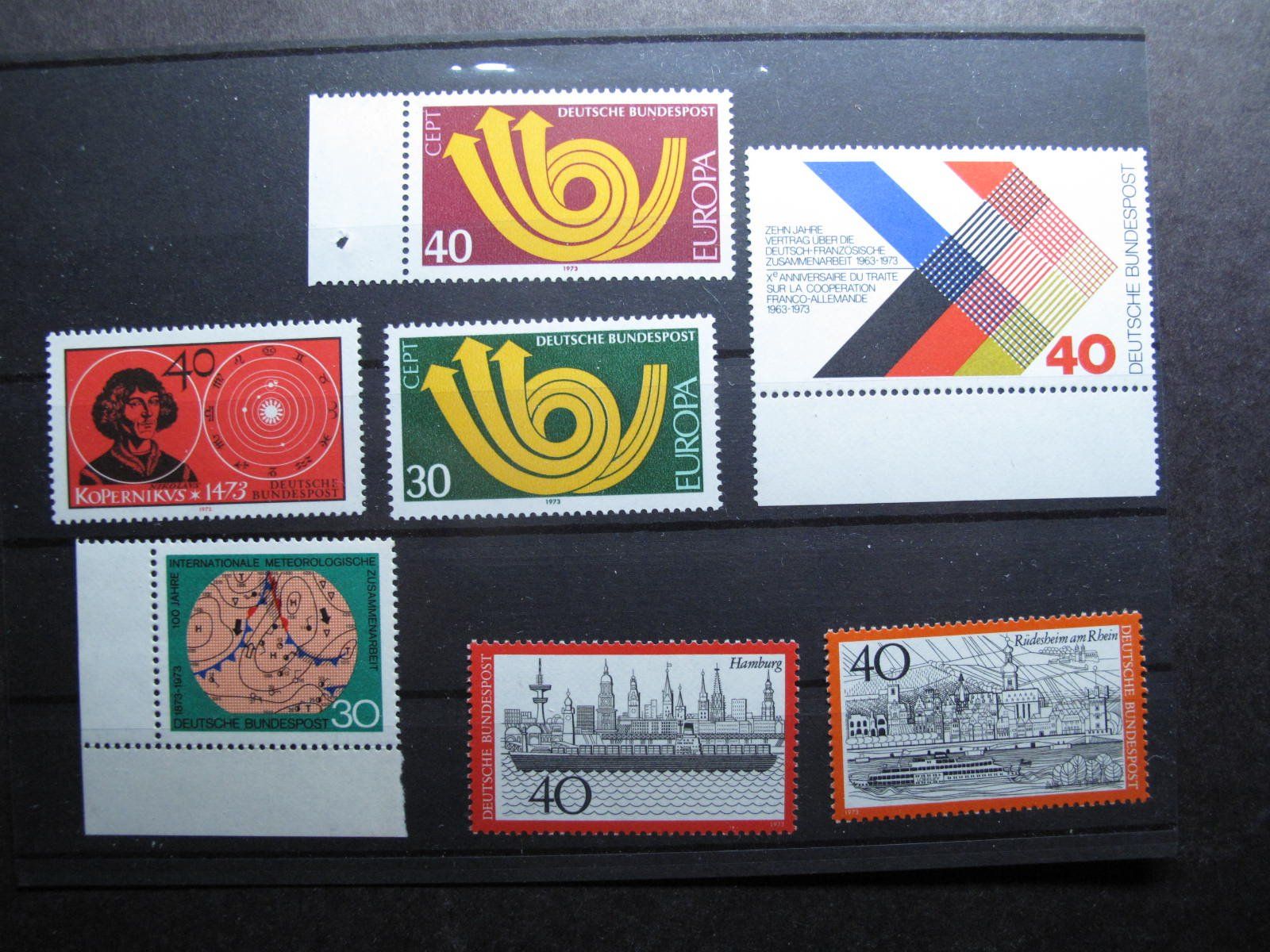 Alle Briefmarken: BRD 1973 Zusammenarbeit / Europa ** – Gebraucht aus Wil SG von fva01