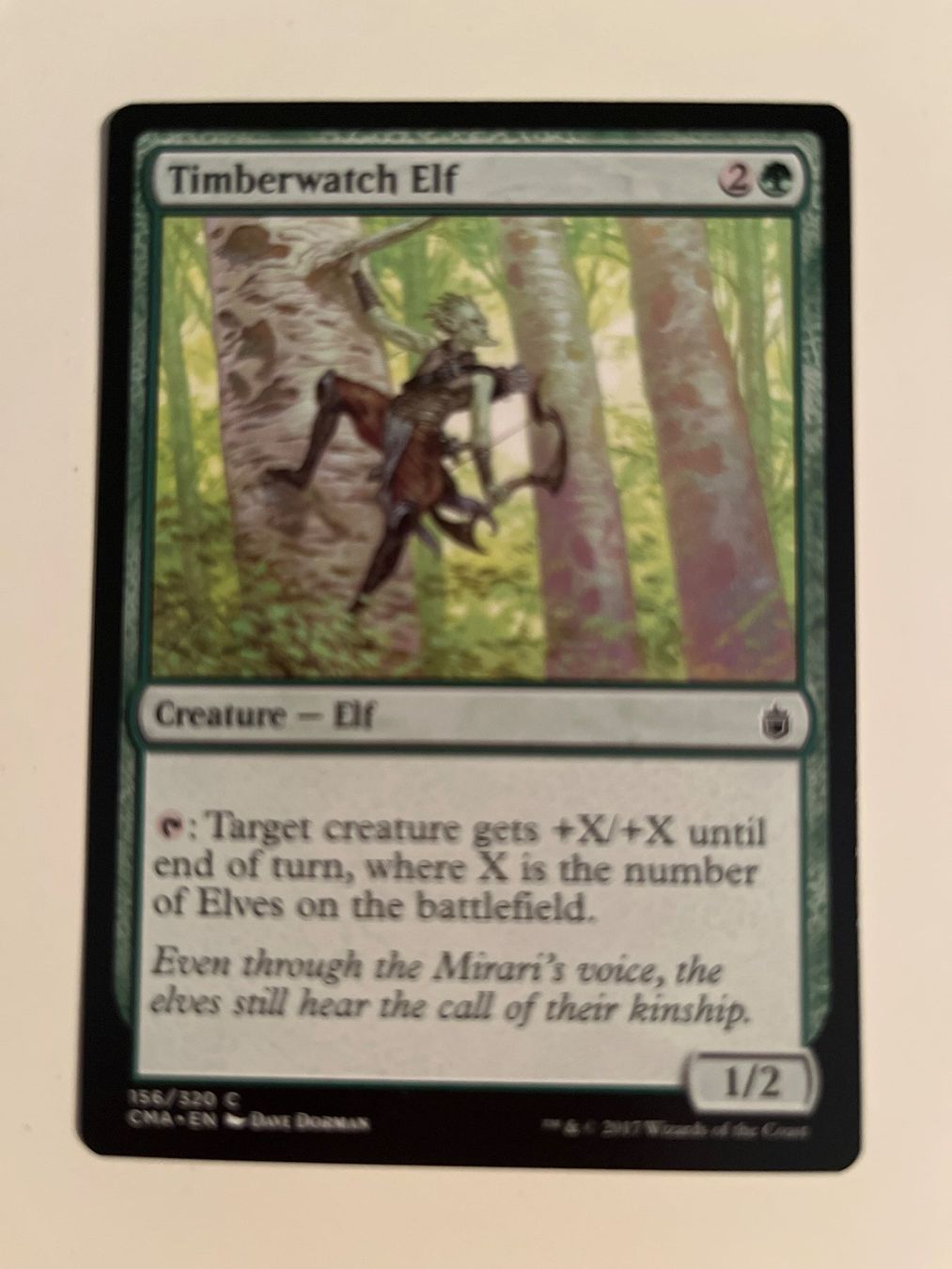 Magic The Gathering Carte collezionabili: 1 x Timberwatch Elf - Magic: The Gathering - MtG – Usato da Kriens venduto da Shadi1980