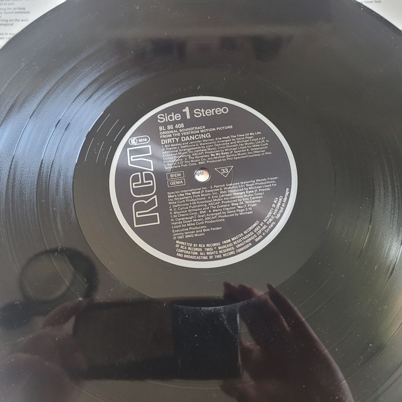 Dischi in vinile: LP Vinyle Dirty Dancing Patrick Swayze & Jennifer Grey – Usato da Reconvilier venduto da itzlittlerabbit 3