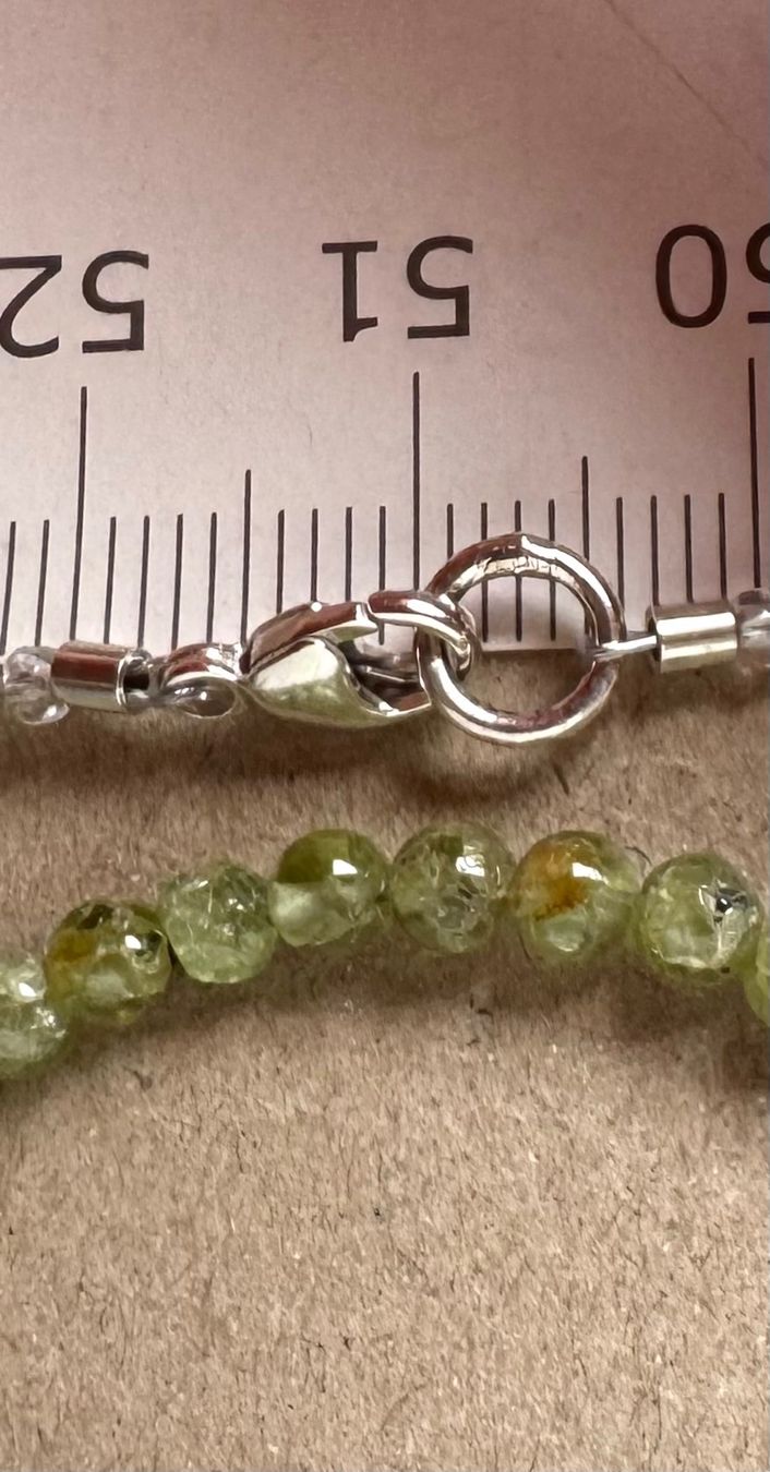 Ketten: Peridot. Olivin   Top Halskette!!     extra    feine Form – Neu und originalverpackt aus Leuggern von gemshow 5